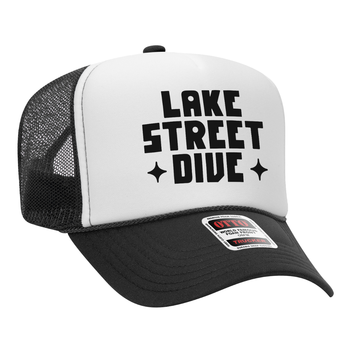 Black 2025 Logo Trucker Hat
