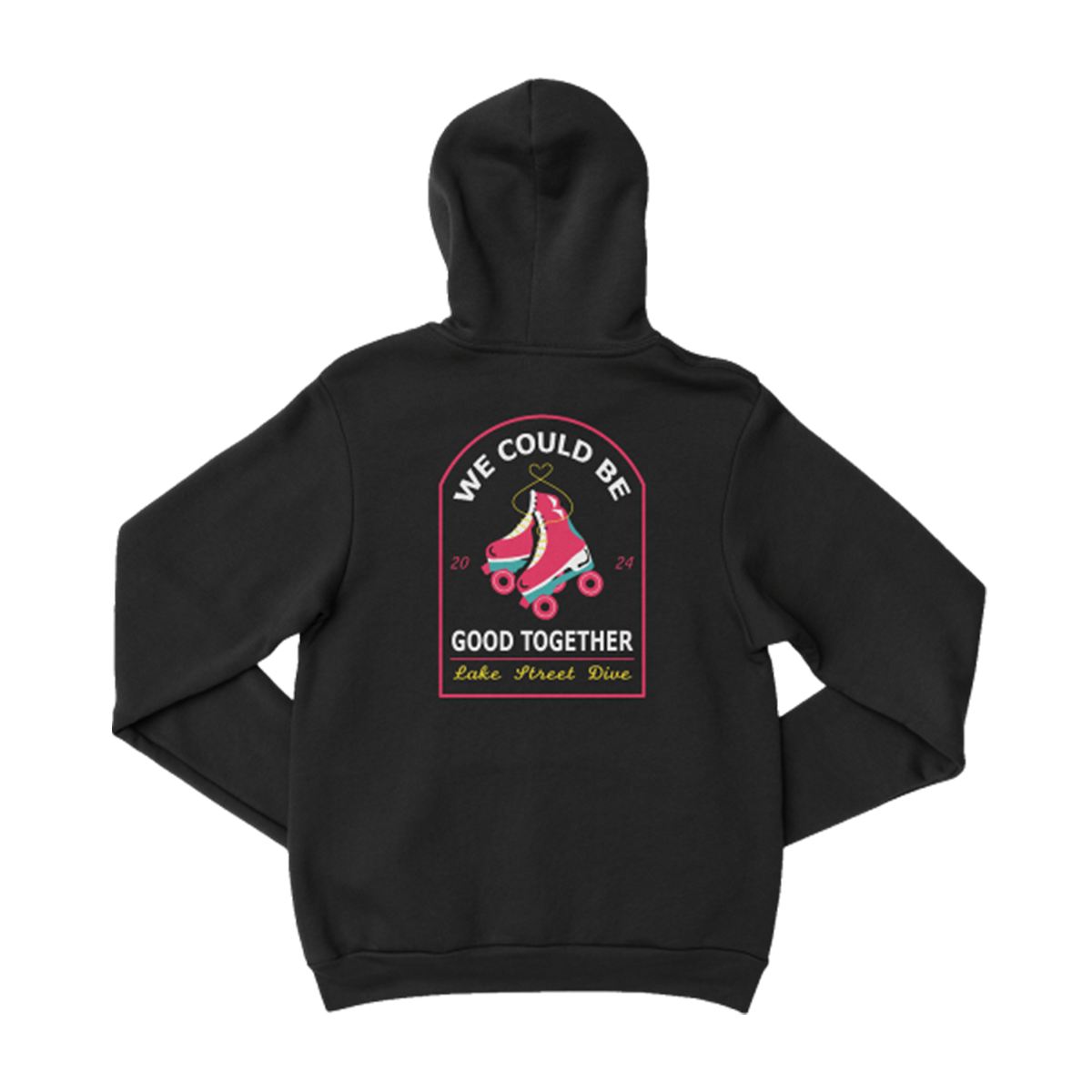 Black Roller Skate Hoodie 2024