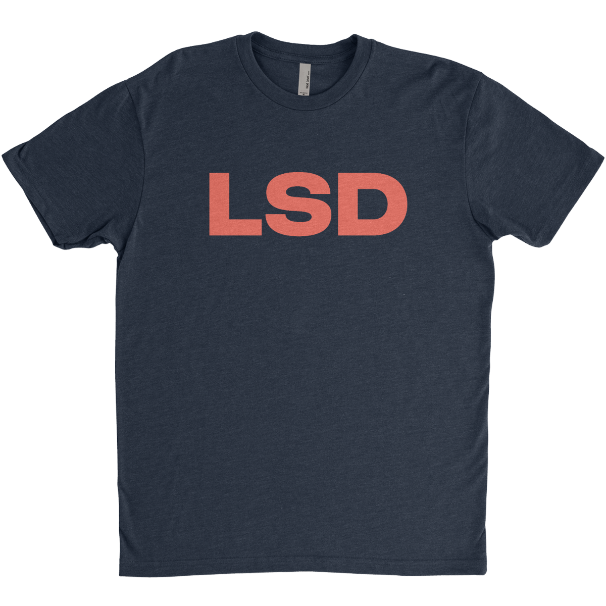 Heather Navy LSD Logo Tee