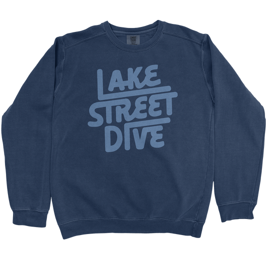 Navy Classic Logo Crewneck Sweatshirt