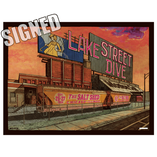 9.26 & 9.27.2024 Salt Shed Show Poster- Signed