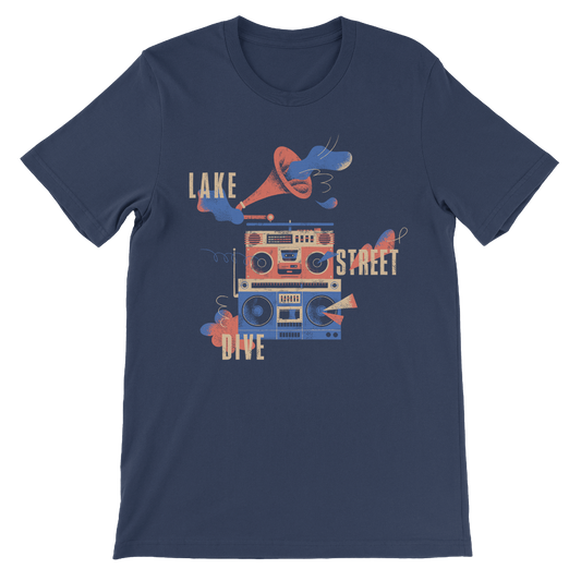 Navy Boombox Tee